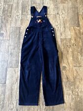 Vintage Disney Winnie the Pooh Jerry Leigh Women’s  Overalls Navy Blue  Corduroy picture