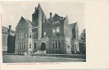 LAFAYETTE IN - Lafayette High School Postcard - udb (pre 1908) picture