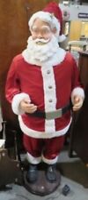 Gemmy Life Size 5’ Dancing Singing Santa Claus Animated Karaoke *TESTED* picture