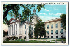 c1930's State Capitol Tallahassee Florida FL Vintage Unposted Postcard picture