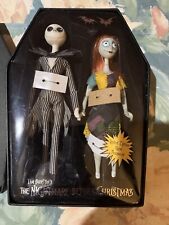 Neca Nightmare Before Christmas Jack And Sally Porcelain Dolls LE 2335/5000 MIB picture
