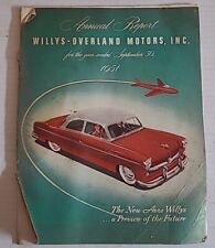 1951 Willys Overland Motors Inc Annual Report  picture