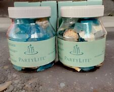 lot of 2 PartyLite Sea Glass Blue Retired NIB P9119/P6H picture
