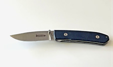 A. G. Russell Dozier Tab Lock Trapper Folding Knife D2 G-10 Taiwan picture