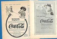 2 EARLY COKE ADS ~ 1909 and 1915 ~ COCA-COLA picture