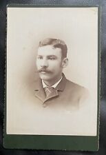 1880s Bill Holbert MLB Baseball Cabinet Card NY Mets Catcher Baltimore MD Native picture