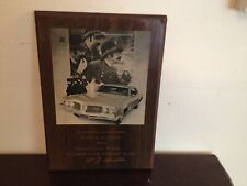 VINTAGE 1968-69 OLDSMOBILE 88 PLAQUE AD GREAT TIME TO GIVE COMMON CARS THE SLIP picture