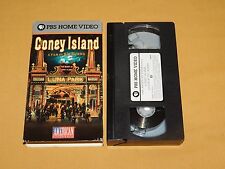 VINTAGE 1991  PBS HOME VIDEO CONEY ISLAND NEW YORK  LUNA PARK VHS TAPE picture