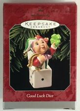 1998 Hallmark Keepsake Christmas Ornament Good Luck Dice picture