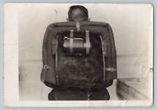 WWI German Backpack Close-Up View Photograph Sized Stormtrooper Backpack Photo picture