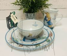Peter Rabbit Beatrix Potter Dinnerware: 4 PC Dinner& Side Plates, Mugs & Bowls picture