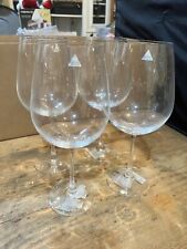 DI VINO BY ROSENTHAL CRYSTAL HUGE WINE  GLASSES STEMWARE 10 3/8