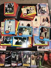 Star Wars Cards Topps 1977 1980s Nonsport Trading Cards Vintage & TCG Jedi Cards picture