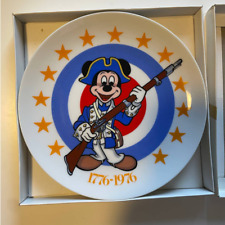 1976 Disney Bicentennial Collectible Plate ft. Mickey Mouse picture