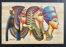 collection of rare Rare  Egyptian papyrus, handmade  (12) art  paintings,8x12” picture