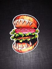 Yugioh Hungry Burger Glossy Sticker Anime Funny Waterproof picture