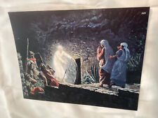 LDS Media Art Mormon 8.5x11in Jesus Christ Empty Tomb Bible Resurrection Matthew picture