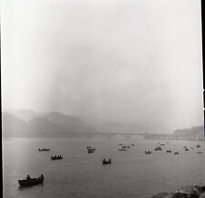 a19 Original Negative 1960's Gold Beach Oregon boat  bridge  048a picture