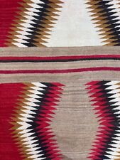 Handmade  Vintage Very Finely Woven Navajo Rug 2x3 picture