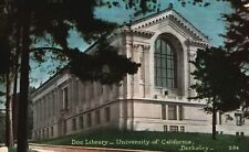 Vintage Postcard 1930's Doe Library University Building Berkeley California PNCS picture