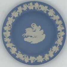 Wedgwood Blue Jasperware Vintage 4 3/8” Trinket Dish - Apollo’s Chariot picture
