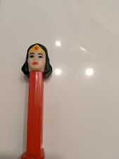 Vintage Wonder Woman Pez Dispenser 1979 Footed DC Comics Made in Slovenia picture