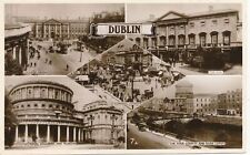DUBLIN - Five Scenes Real Photo Postcard rppc - Ireland picture