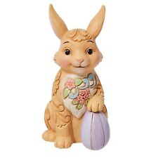 Enesco Jim Shore Mini Easter Bunny/Floral, Figurine, 3.62in H picture