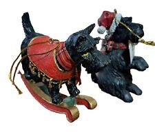 Scotty Dog Scottish Terrier Ornaments Rocking Chair Sitting Up Begging 3 And 4