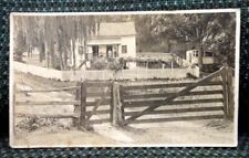 1910 antique REAL PHOTO POSTCARD reading pa William HERTZOG farm house picture