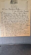 Howard Chandler Christy - Autograph Letter Signed 12/22/1939. Mayflower Hotel picture