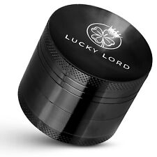Lucky Lord Spice Herb Tobacco Grinder 1.5 Inch 4 Piece Crusher Aluminum Grinder picture