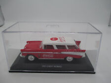 Coca-Cola Motor City 1955 Chevy Bel Air Nomad Die Cast Model 1:24 Scale Red picture