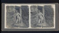 Nude Woman, Vintage Print, ca.1900, Stereo Vintage Print Stereo, Shooting Legend picture