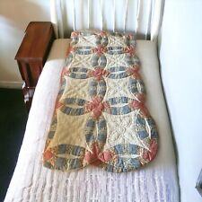 Vintage Wedding Ring Quilt & 2 Pillow Shams picture
