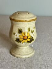Mikasa Sunny Side Salt Or Pepper Shaker EB802 Vintage MCM Yellow Flowers picture