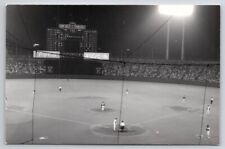 Jingu Stadium Tokyo Japan RPPC Japanese Baseball Game At Night Postcard W23 picture