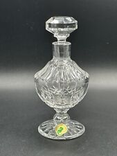 Waterford Crystal Lismore Round Footed Perfume Bottle 6” picture