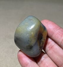 Certified 100%Natural Hetian jade(Nephrite) Raw stone 和田玉洒金皮水墨青花籽料原石 picture