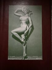 Vintage 1940's Mutoscope Arcade Pinup Card Cheesecake Saluting picture