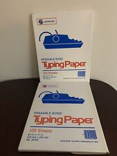 Vintage Roaring Erasable Typing Paper #22100 2pks picture