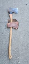 Vintage Collins RED SEAL 4 Michigan Pattern Single Bit Axe 5lb 10oz  With Handle picture