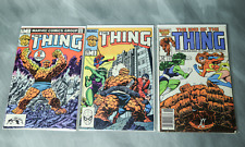 The Thing Marvel comics lot of 3  #1 , 5 ,  36    1983  comic book picture