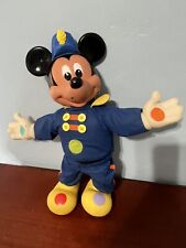 Vintage 1990 Disney Mattel Mickey Mouse Marching Band Squeaks Doll FLAWS picture