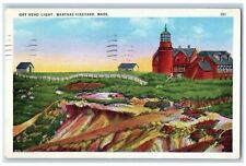 1936 Gay Head Light Marthas Vineyard Massachusetts MA Posted Vintage Postcard picture