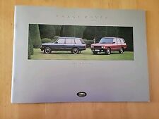 Vintage 1993 Land Rover Range Rover Sales Brochure picture