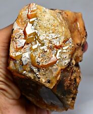 830 GM Extremely Rare Stone Natural Yellow ASTROPHYLLITE Huge Specimen Pakistan picture