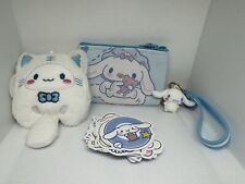Sanrio Cinnamoroll Plush Pouch Keychain Waterproof Stickers Pack picture