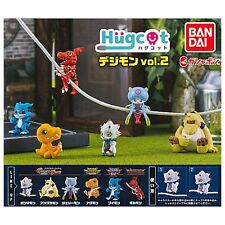 Hugcot Digimon Part.2 BANDAI Capsule Toy 6 Types Full Comp Set Figure Mascot New picture