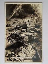 Postcard RPPC Steps Leading to Tunnel Under High Clift Old Man's Cave Ohio picture